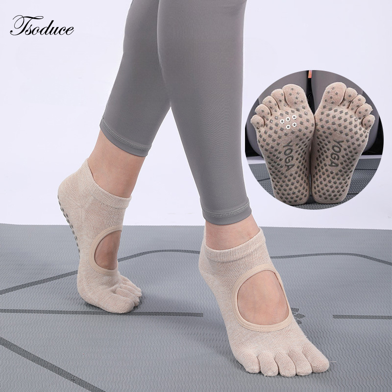 Trampoline Park Sock - Meias profissionais do dedo do antiderrapante
