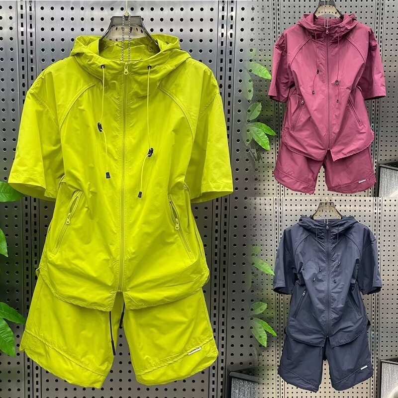 Outdoor Sports Outfit - Conjunto Casual Masculino de Verão Fino