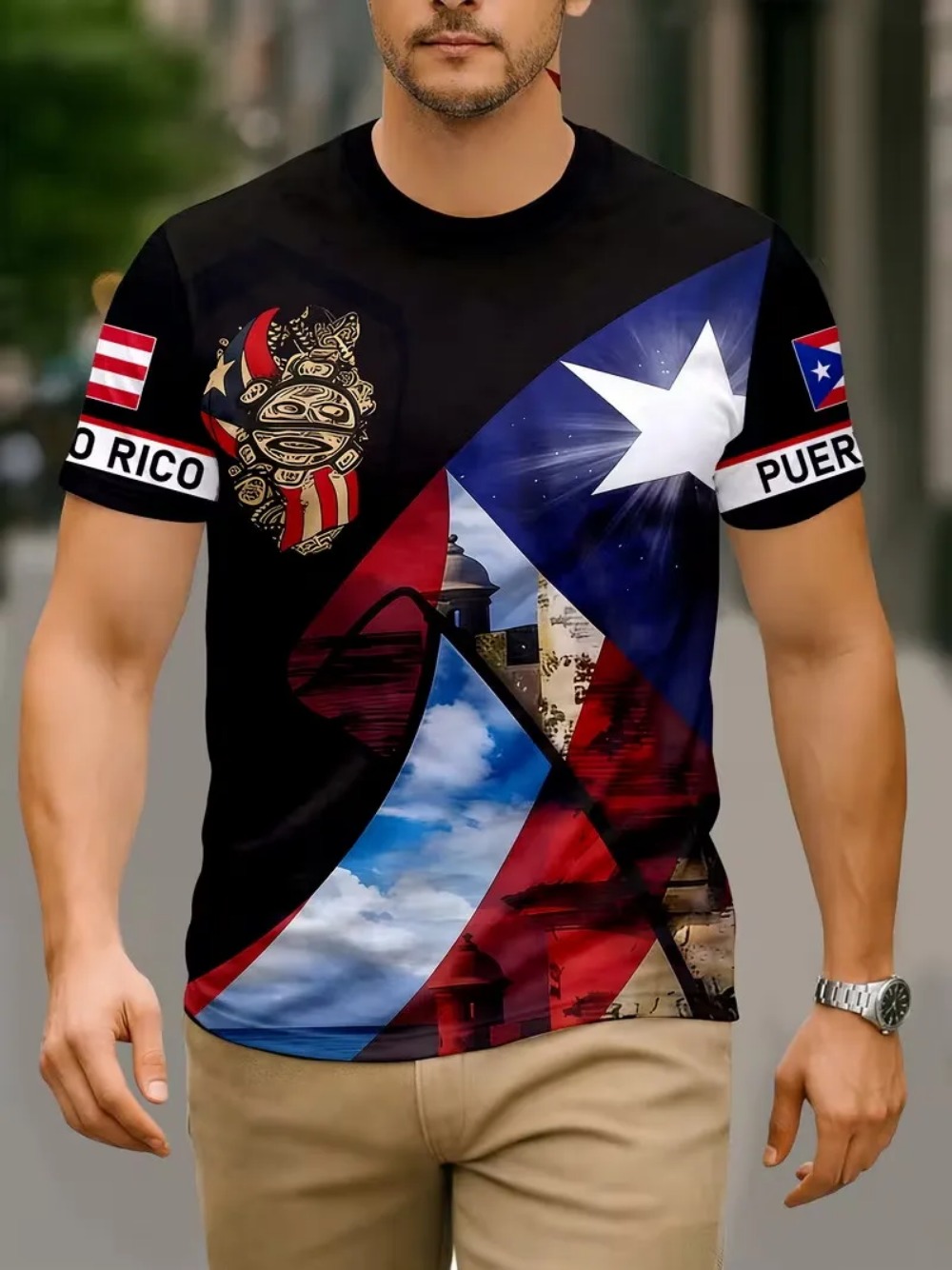 Outdoor Sport Club - Camiseta masculina com estampa 3D da