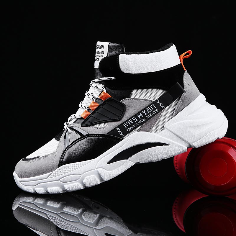 Outdoor Sport News - Hightop-Sapatilhas Esportivas Masculinas, Sapatilhas de Cima