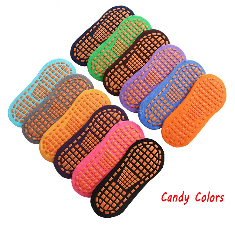 Trampoline Park Sock - 10 pares crianças adultos meias antiderrapantes