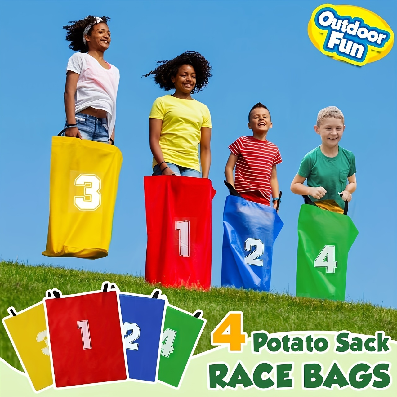 Outdoor Sport Bag - 4 Sacos de Lona para Jogo