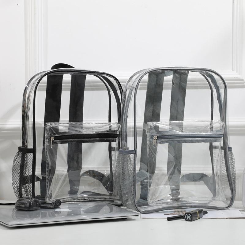 Outdoor Sport Bag - Mochila Transparente de PVC para Esportes