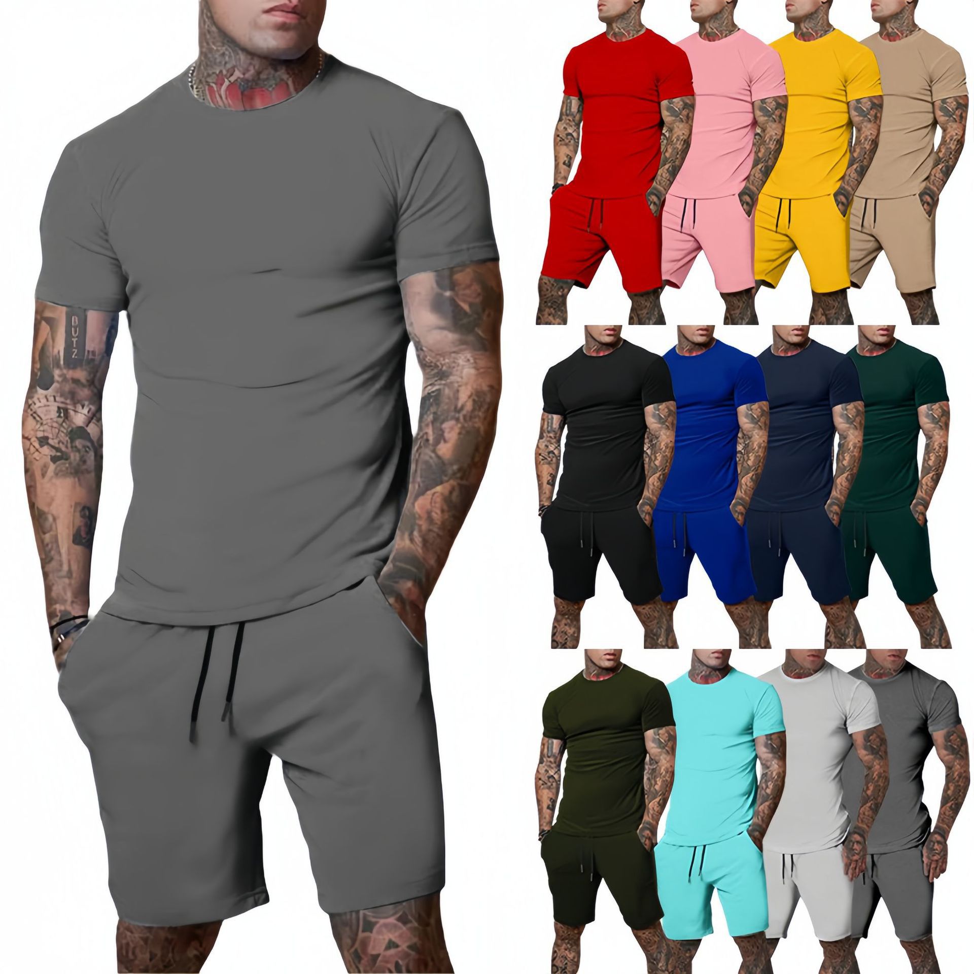 Outdoor Sports Outfit - Conjunto de Roupas de Verão Fashion