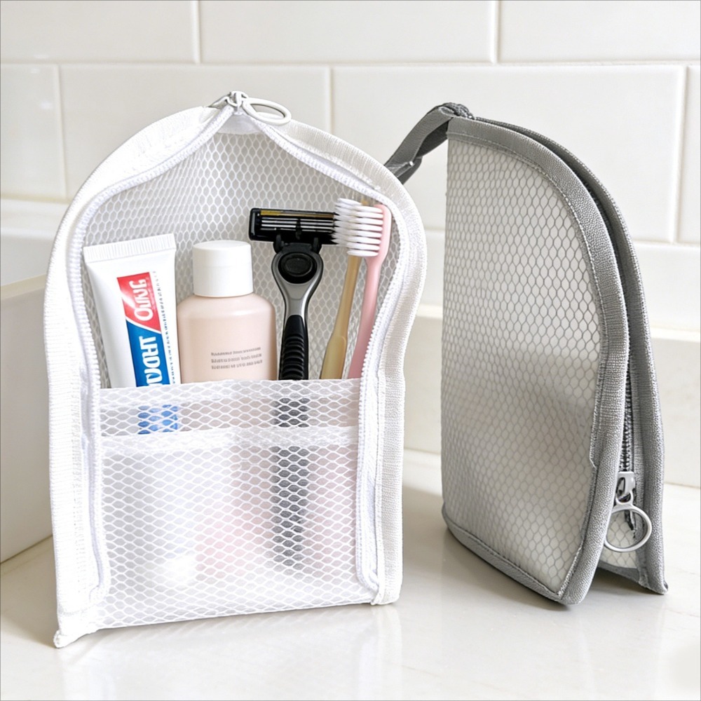 Outdoor Sport Bag - Bolsa de higiene pessoal em malha