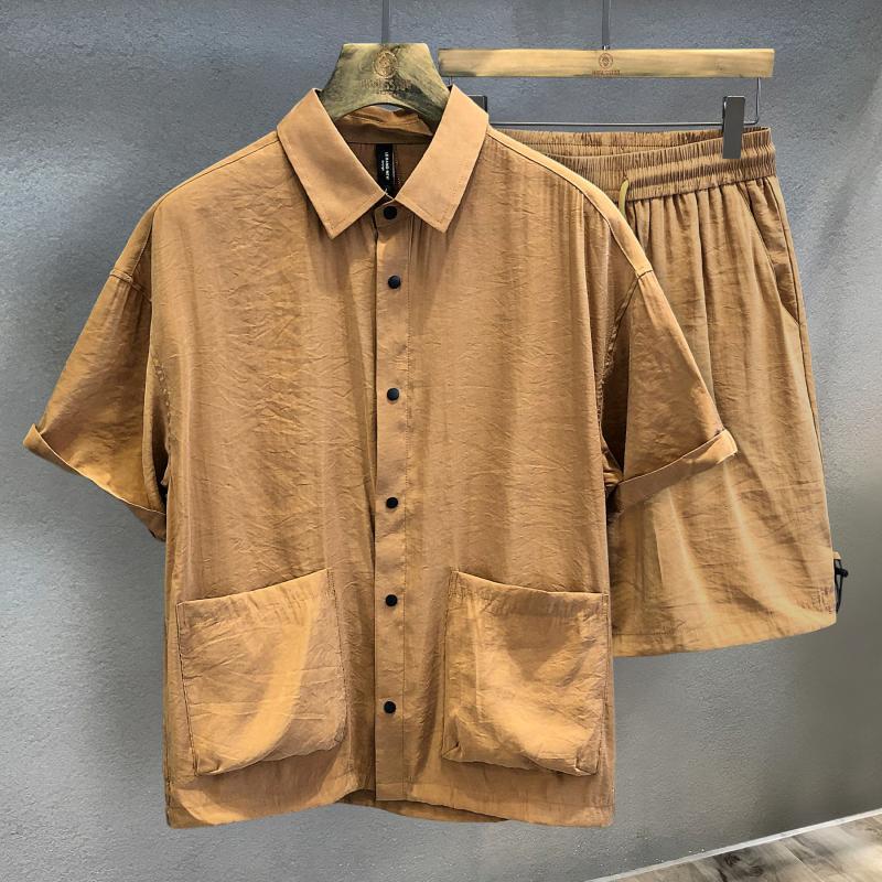 Outdoor Sports Outfit - Conjunto Esportivo Casual Masculino de Verão