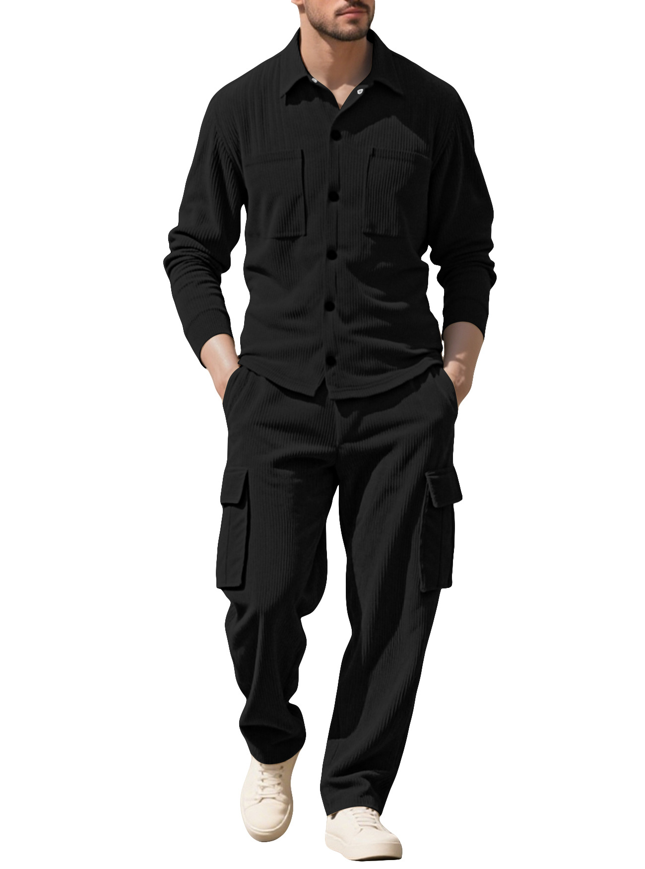 Conjunto de Moletom Masculino  - Outdoor Sports Outfit avaliação e preço