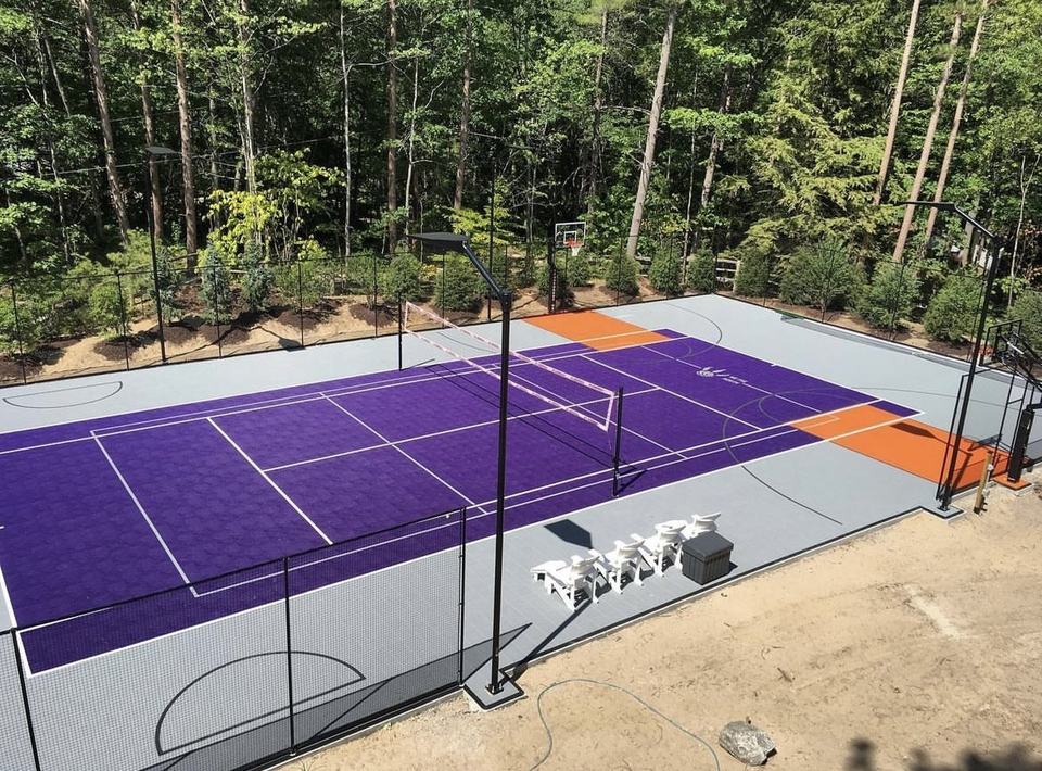 Piso Interligado para Quadra d - Outdoor Sport Floor Tiles avaliação e preço