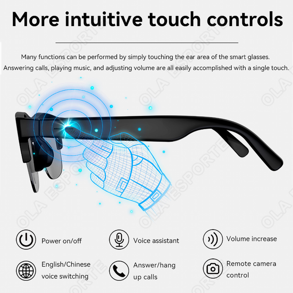 NOVOS Óculos Inteligentes V5.3 - Outdoor Sport Glasses avaliação e preço