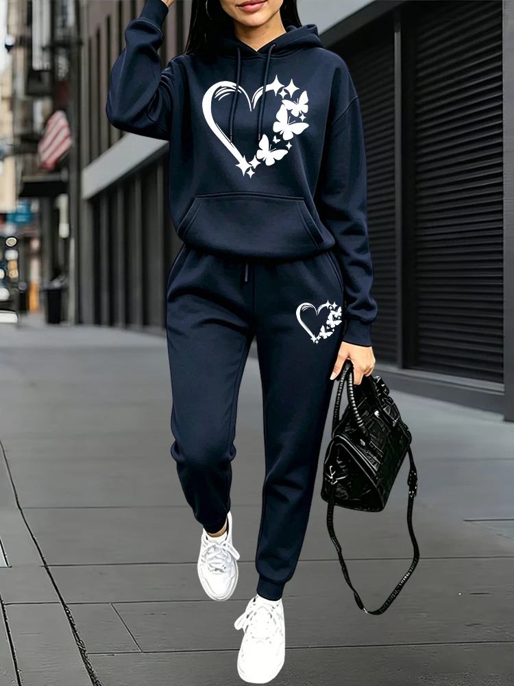 Conjunto de Moletom Feminino 2 - Outdoor Sports Outfit avaliação e preço