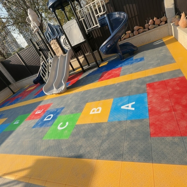 Piso Esportivo Profissional de - Outdoor Sport Floor Tiles avaliação e preço