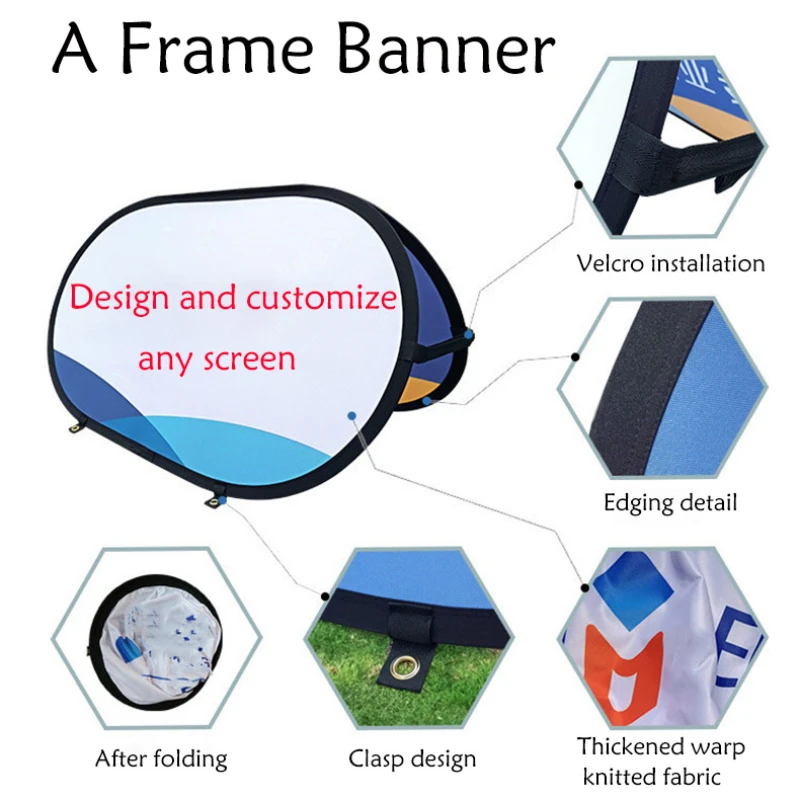 Pop Up A Frame Banner para Eve - Outdoor Sport Logo avaliação e preço